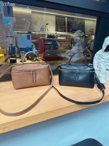 Κομψή δερμάτινη τσάντα χειρός γυναικεία τσάντα χιαστί ρετρό τετράγωνη τσάντα