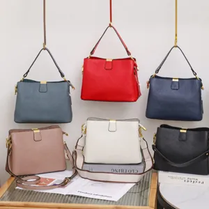 Womens Fashion PU Leather Crossbody Bag Casual Soft Shoulder Handbag Multi Color Daily Use
