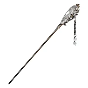 Nieuwe Chinese stijl kwastje haarstick voor vrouwen, elegante vintage haaraccessoire jurk.