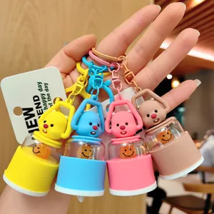 Simpatico portachiavi orsetto luce da campeggio portatile luminosa ciondolo borsa