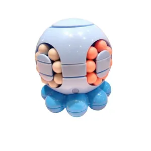 Octopus rotating magic bean puzzle toy, stress relief educational toy for kids and adults.