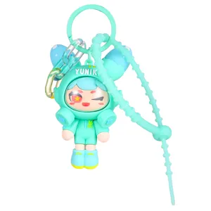 Süßer mintgrüner NIKI Cartoon Hase Astronaut Schlüsselanhänger Puppe Tasche Anhänger