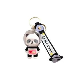 Niedlicher Weltraum Panda Schlüsselanhänger Astronaut Tasche Anhänger Cartoon Geschenk
