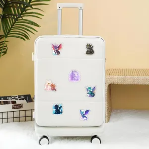 Cartoon fantasy cute pet little dragon waterproof PVC stickers for luggage water cup journaling