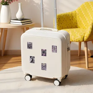 Gothic anime girl stickers set, waterproof subculture Y2K decorative decals for luggage and journals.
