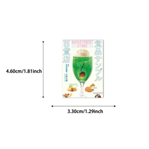 Rétro style Shōwa affiche crème soda autocollant étanche DIY journal papeterie déco