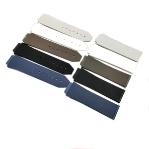 Cinturino di ricambio in gomma impermeabile a righe verticali cinturino in silicone per orologi
