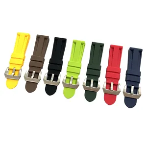 Correa de Reloj de Caucho de Silicona de Repuesto Correa de Reloj Deportiva Impermeable Para Hombres Mujeres Accesorios de Reloj