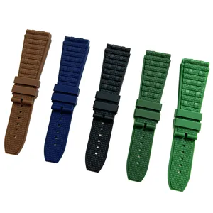 Correa de Repuesto de Goma de Silicona para Reloj Correa Deportiva Impermeable Accesorios