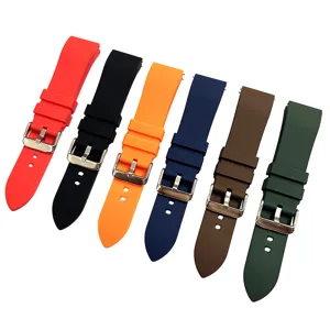 Correa de Reloj de Repuesto de Silicona Universal de Liberación Rápida Pulsera de Goma Suave para Smartwatch