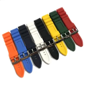 Correa de Reloj de Silicona Universal Patrón Ondulado Deporte Impermeable Repuesto Accesorios