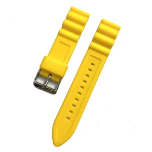 Correa de reloj de silicona 20mm universal acanalada deportiva impermeable de caucho
