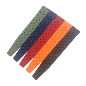 Correa de reloj deportiva de silicona universal, banda de goma impermeable de repuesto 20mm