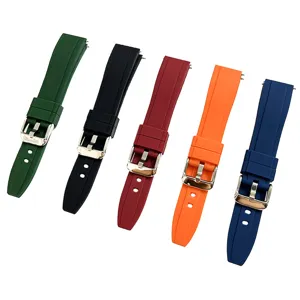 Correa de Reloj de Silicona de Liberación Rápida Universal Repuesto para Reloj Inteligente Accesorio Deportivo Cómodo