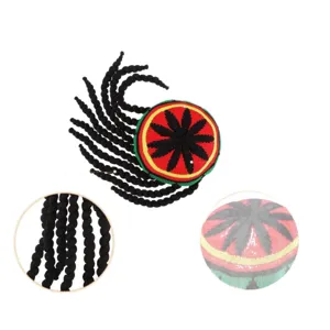 Rasta Reggae Stil Bereit mit Dreadlocks Perücke Kostüm Hut für Halloween Party verkleiden