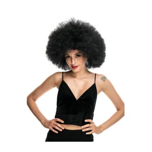 Fluffy Short Afro Curly Wig Synthetic Colorful Party Festival Performance Costume Wig For Unisex