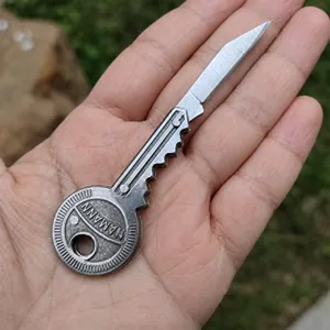 Coltello tascabile pieghevole portatile multiuso strumento EDC per campeggio all'aperto e uso.