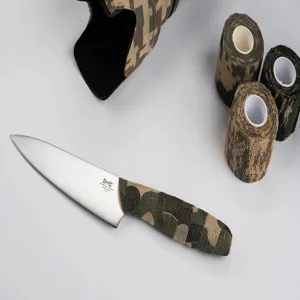 Camouflage selbstklebendes Band für Outdoor-Ausrüstung, taktische Tarnklebebandrollen.