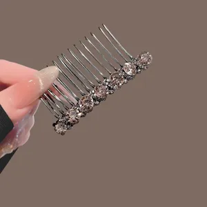 Elegant rhinestone hair comb insert clip sparkling crystal hair accessory for women styling