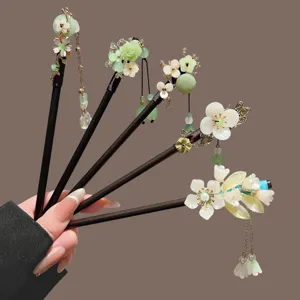 Chinese style hair stick set traditional floral hairpins Hanfu hair accessories for women