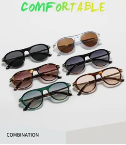 Vintage retro cat-eye sunglasses with metal temples, stylish sun protection eyewear.