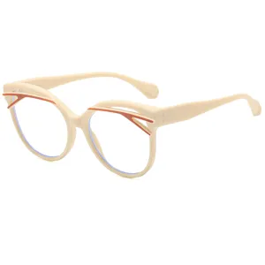 Gafas de Sol Cat-Eye de Moda para Mujer Marco de Gafas Anti Luz Azul Lente Degradada Vintage UV400 Gafas de Sol de Tendencia