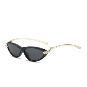 Trendige Acetat Metall Cat Eye Sonnenbrille Für Damen Unisex UV400 Schutz Vollrand Mode Sonnenbrille Urlaub Straße Reisen Brillen