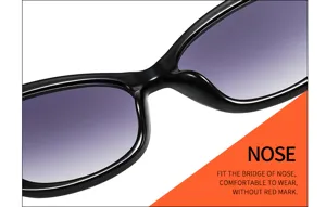 Trendy anti-blue light sunglasses with gradient purple lenses and comfortable bridge fit.