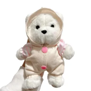 Süßer Plüschbär Anhänger Schlüsselanhänger weiche gefüllte Puppe Spielzeug Tasche Charme