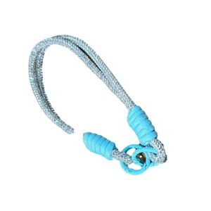 Cinturino per cellulare in strass brillantini cordino blu catena accessorio cover universale