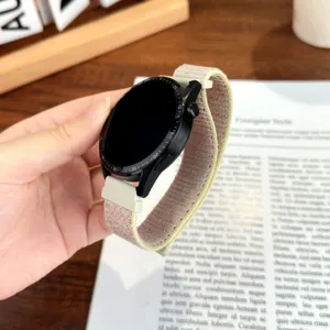 Cinturino per orologio in nylon loop di ricambio compatibile smartwatch sportivi comodo.