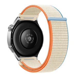 Cinturino in nylon per smartwatch, ricambio intrecciato traspirante con bottone sicuro.