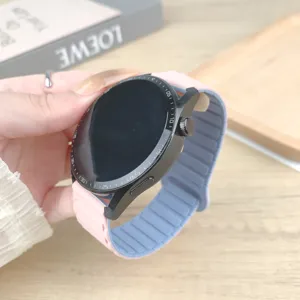 Cinturino per orologio magnetico in silicone di ricambio compatibile smartwatch, elegante.