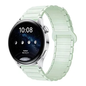 Cinturino per orologio magnetico in silicone compatibile con smartwatch, bel design.