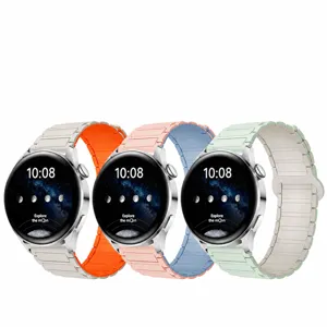 Cinturino Magnetico in Silicone per Orologio Samsung Huawei Cinturino di Ricambio Sportivo Accessori per Smartwatch