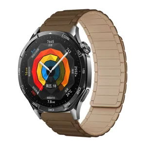 Silicone magnetic watch strap compatible with smart watch, replacement wristband comfortable.