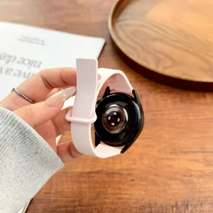 Vervanging zacht magnetisch siliconen horlogebandje met litchi textuur voor Huawei.