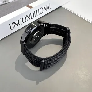 Ersatz Nylon Armband kompatibel mit Huawei Smartwatch, atmungsaktives und langlebiges Uhrenarmband.