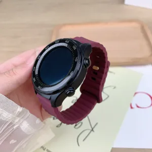 Correa deportiva de silicona y funda compatibles para reloj inteligente Huawei Samsung.