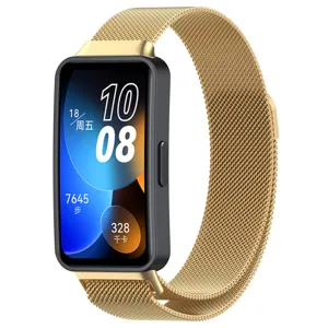 Milanese Metall Magnet Schlaufe Smartwatch Ersatzarmband kompatibel mit Huawei Uhren.