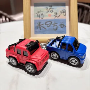 Metall Pick-up Truck Schlüsselanhänger Spielzeug, detailliertes Miniatur Auto Modell Anhänger.