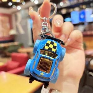 Alloy off-road car model keychain creative mini vehicle bag pendant toy charm keychain accessory
