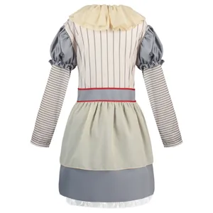 Halloween cosplay clown kostuum vintage jurk voor vrouwen feest podiumvoorstelling
