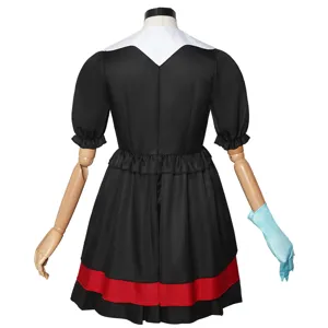 Costume cosplay abito nero per festa palco spettacolo vestito personaggio anime.