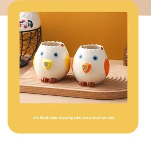 Separador de huevos cerámica pollito dibujos animados filtro clara herramienta cocina