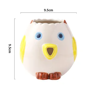 Separador de claras de huevo de cerámica, filtro de yema de pollito para utensilios.