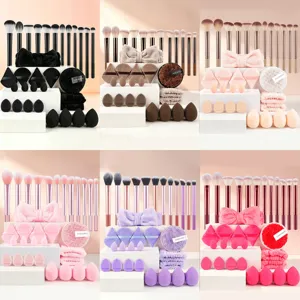 Professionele Makeup Borstel Set Premium Synthetische Vezel Poeder Oogschaduw Foundation Blending Tools Met Opbergtas Voor Vrouwen Dagelijkse Cosmetica Kit