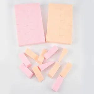 Set de esponjas de maquillaje triangulares para base, cuñas de mezcla cosmética.
