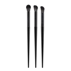 3pcs professional eye makeup brush set blending eyeshadow tools for precise daily makeup application