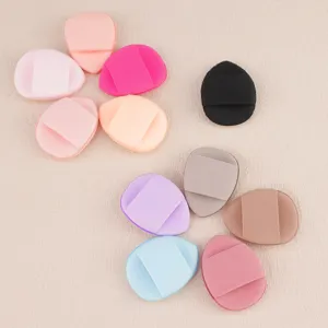 Latex-free thumb makeup puff set, soft cushion sponge for dry and wet use, non-absorbing.